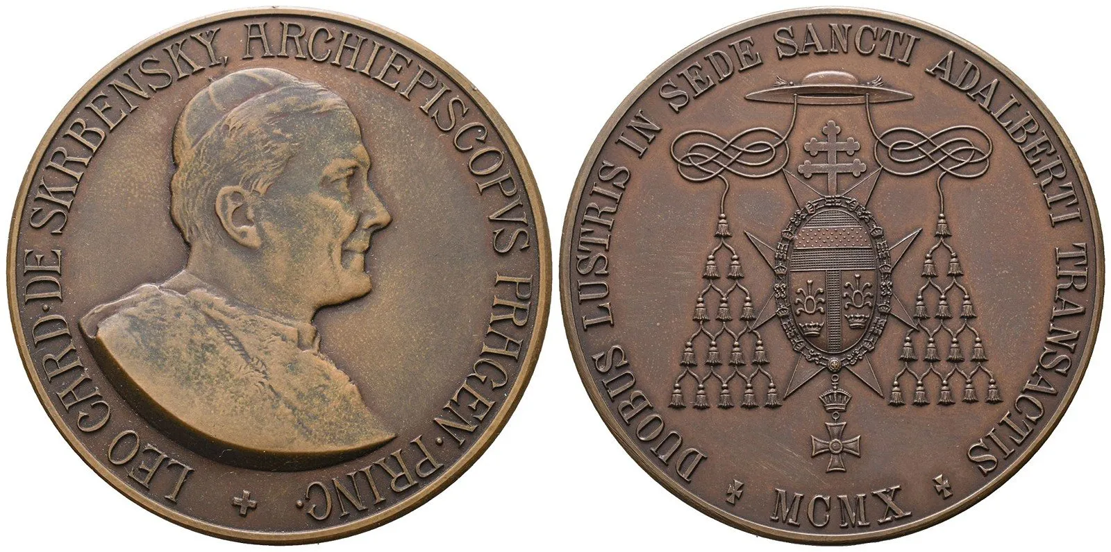 Praha - arcibiskupství, Lev kardinál Skrbenský, 1899 - 1917 — 1