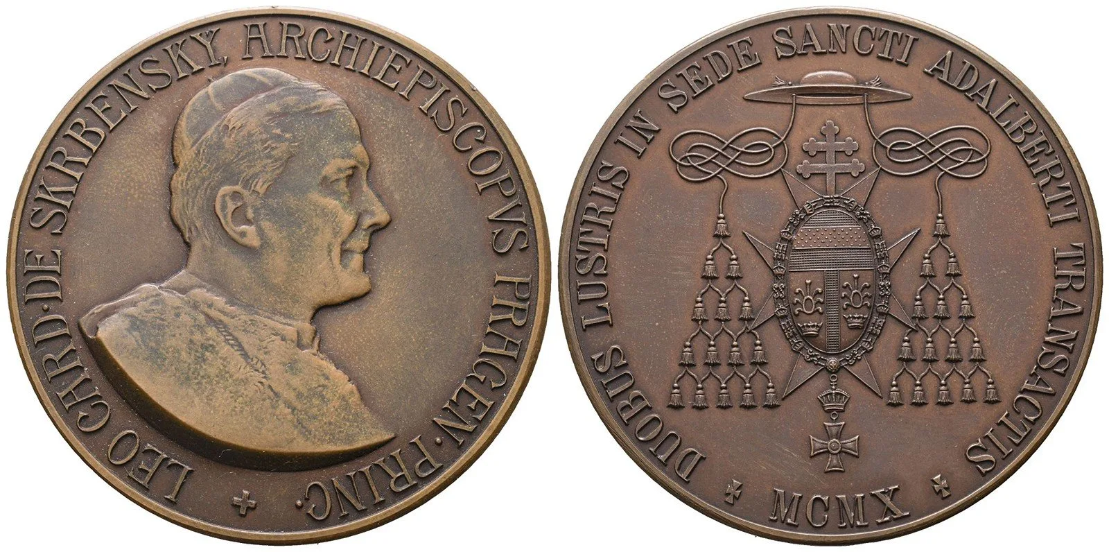 Praha - arcibiskupství, Lev kardinál Skrbenský, 1899 - 1917 — 1