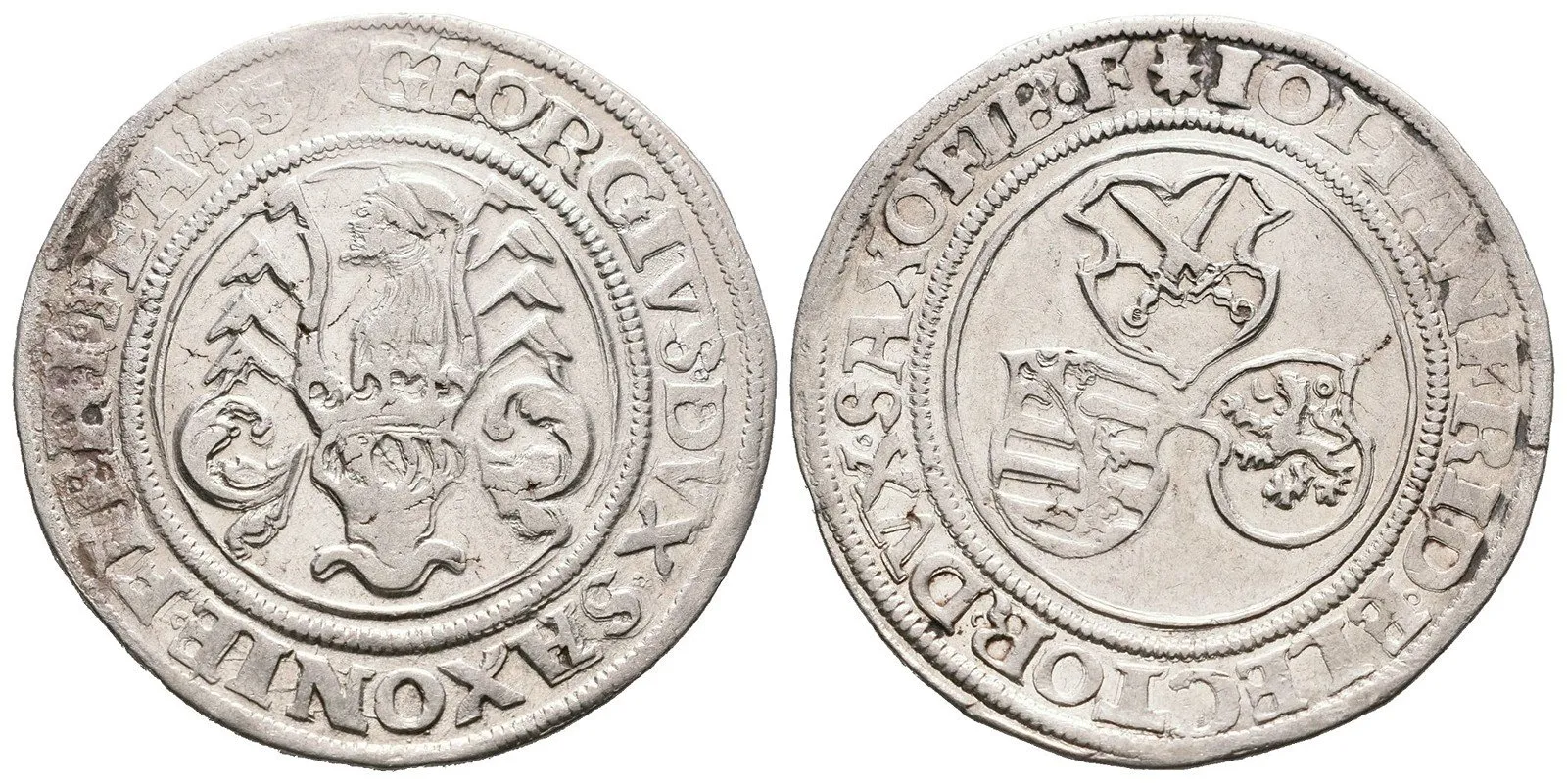 Sasko, Johann Friedrich a Georg, 1534 - 1539 — 1