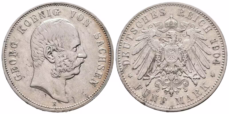 Sasko, 5 Marka 1904