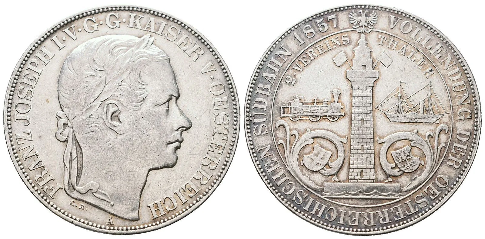 Rakouská a spolková měna, 1857 - 1892 — 1