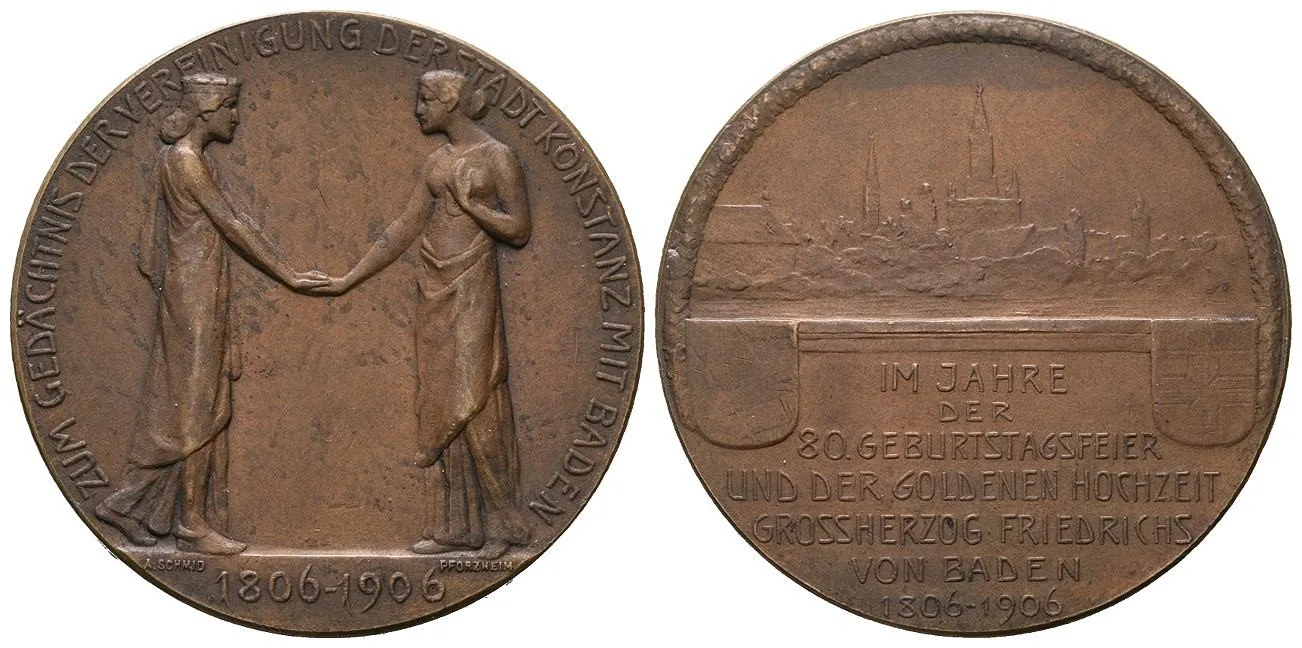 Německo - Baden, Friedrich I., 1852 - 1907 — 1