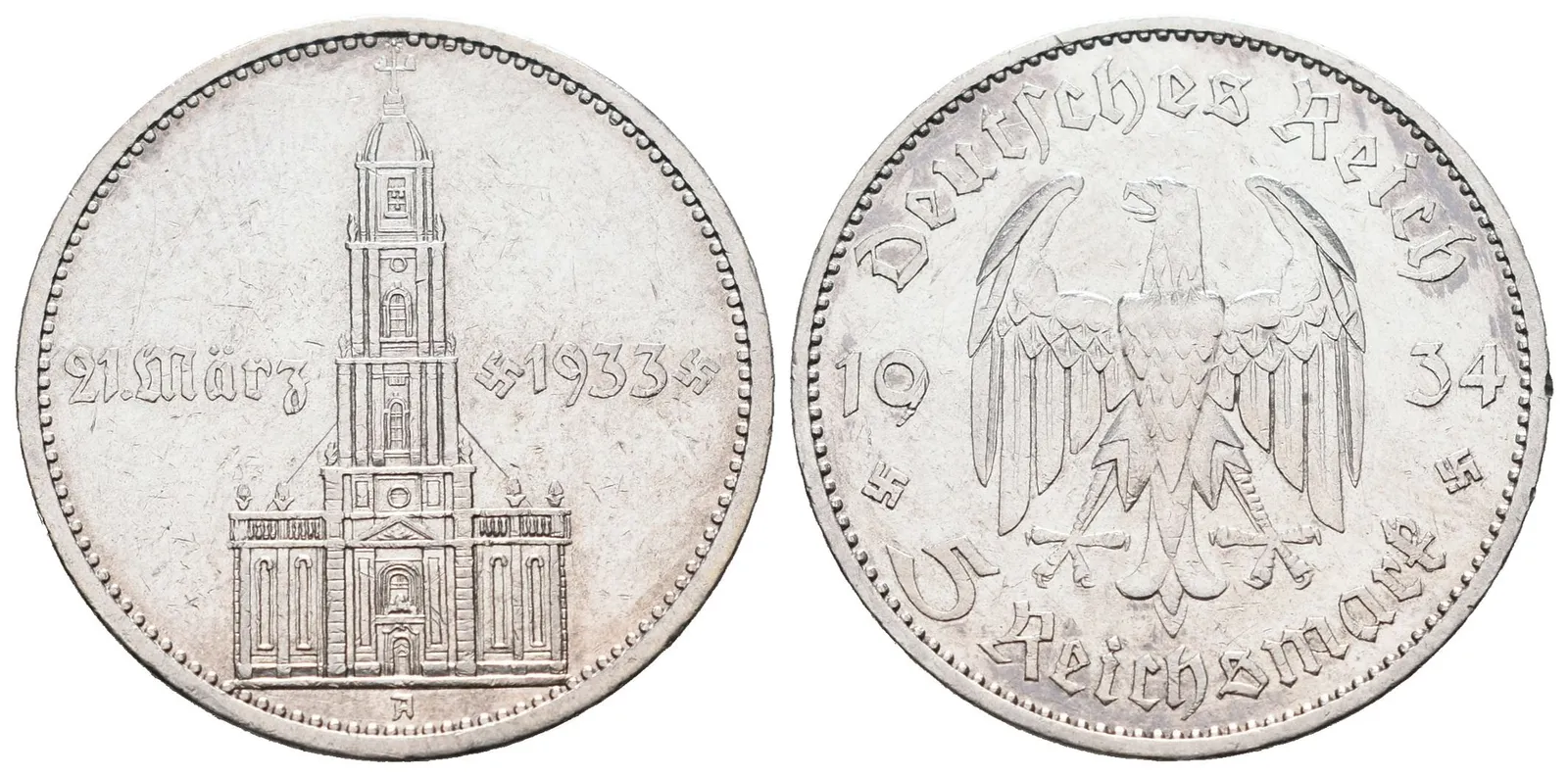 III. říše, 5 Marka 1934 A