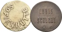 Ostava, Vítkovice - Louis Schacht, známka s hodnotou "20". — 1