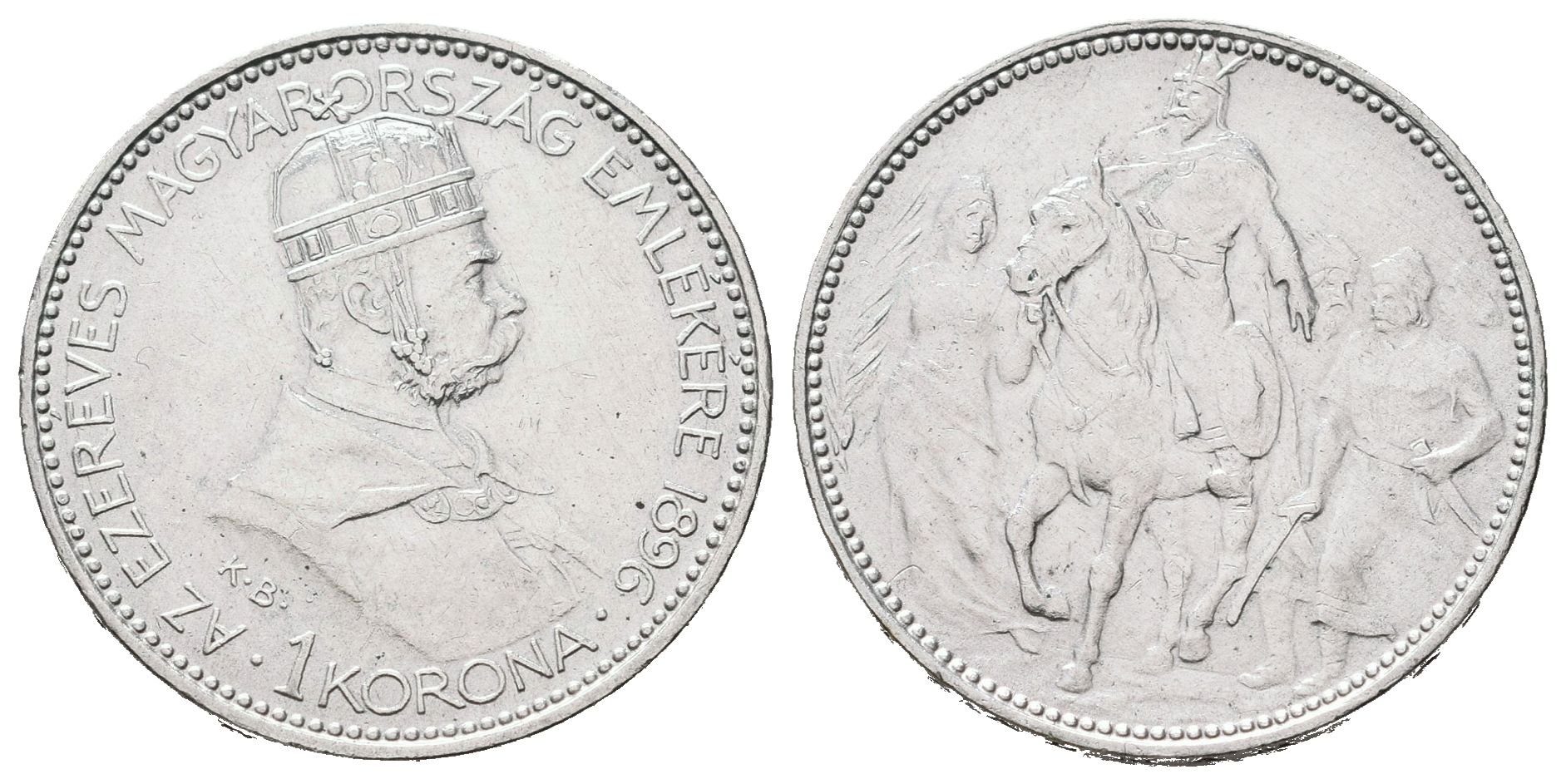 1 Koruna 1896 KB - jubilejní