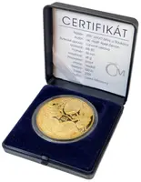 AE Medaile 2005 - 200. výročí bitvy u Slavkova. Ms 50 mm, etue, certifikát, PROOF, — 2