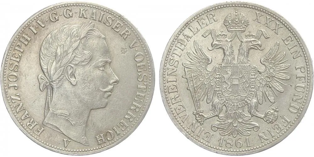 Rakouská a spolková měna, 1857 - 1892 — 1