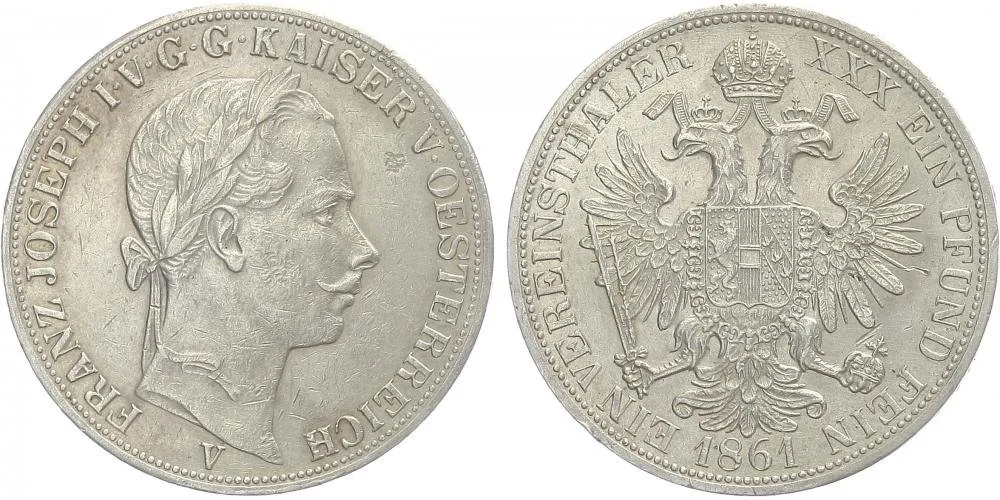 Rakouská a spolková měna, 1857 - 1892 — 1
