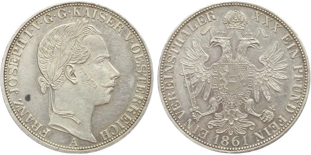 Rakouská a spolková měna, 1857 - 1892 — 1