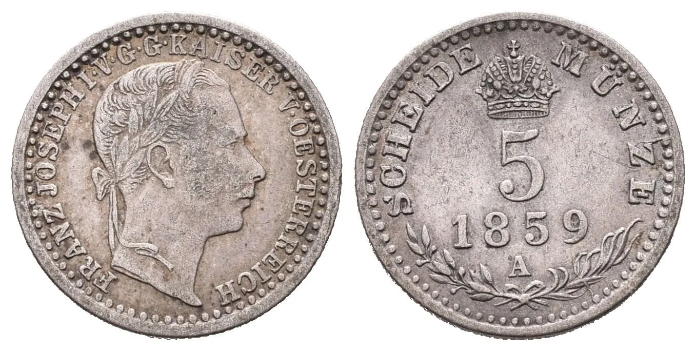 5 Krejcar 1859 A