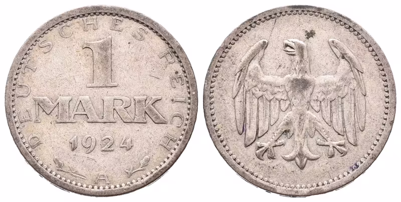 Výmar, 1 Marka 1924 A