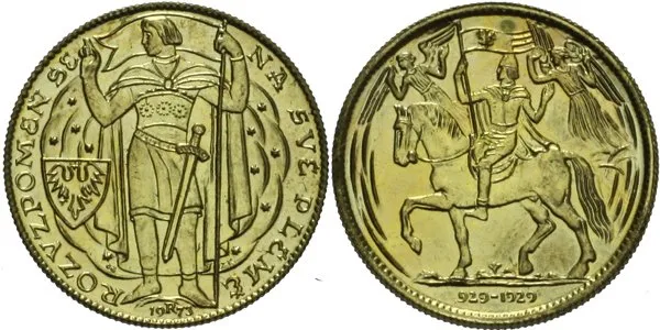 Kolářský Zdeněk - Odražek 2 dukátové medaile Sv. Václava
