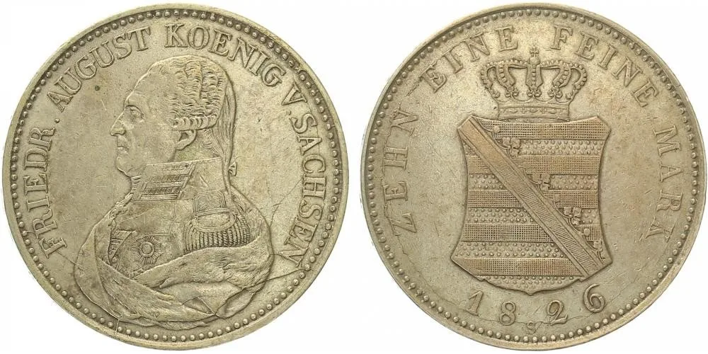 Sasko, Friedrich August III./I., 1763 - 1827 — 1