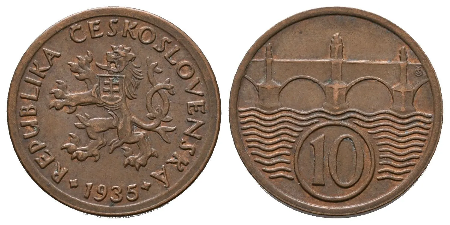 10 Haléř 1935