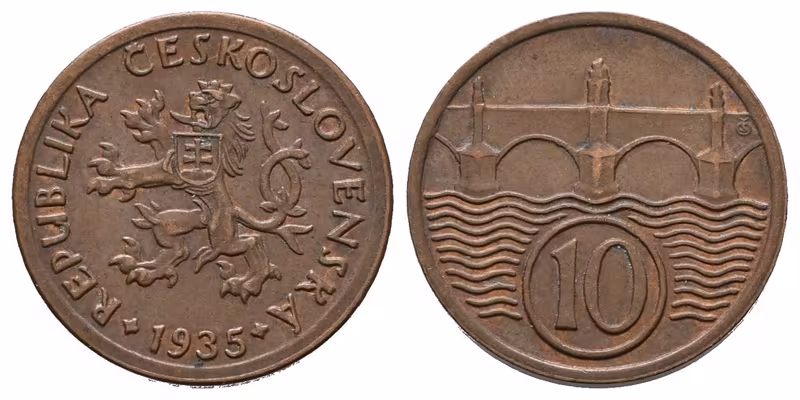 10 Haléř 1935