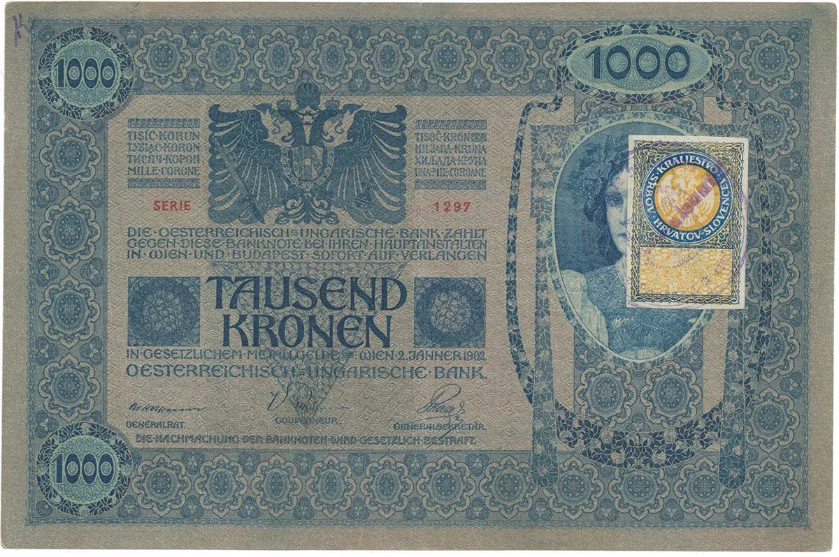Razítkované R-U bankovky na Balkáně 1919-1921 — 1