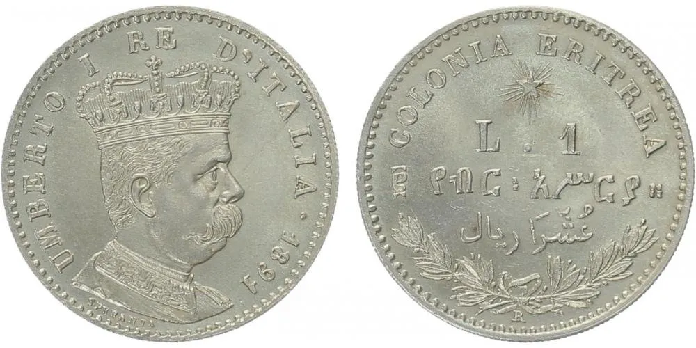 Eritrea, Umberto I., 1878 - 1900 — 1