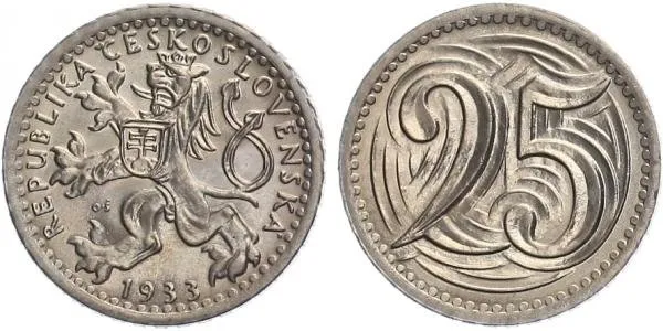 25 Haléř 1933, mimořádná zachovalost