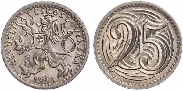 25 Haléř 1933, mimořádná zachovalost