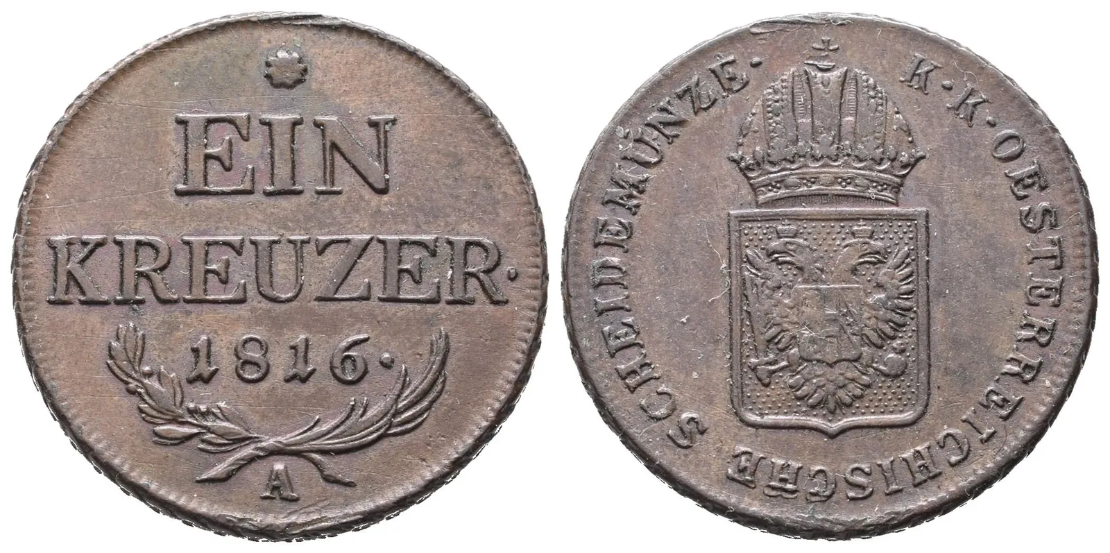 František II., 1 Krejcar 1816 A