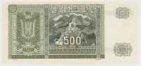 500 Koruna 1941, SPECIMEN, Hej.52a.S1 - fotografie 2