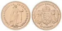 10 Koruna 1915 KB - Novoražba - fotografie 2
