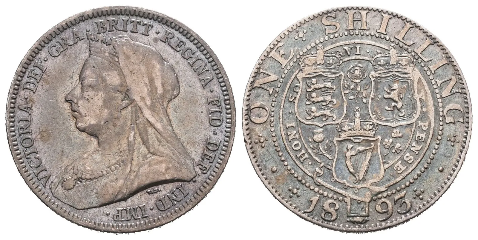 Velká Británie, Shilling 1893