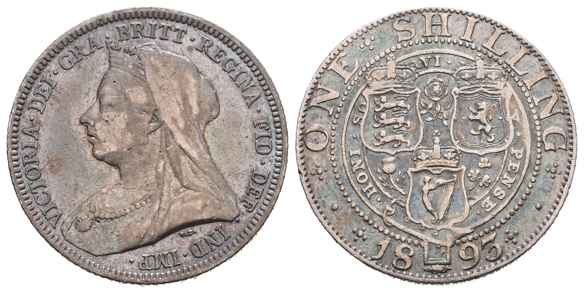 Velká Británie, Shilling 1893