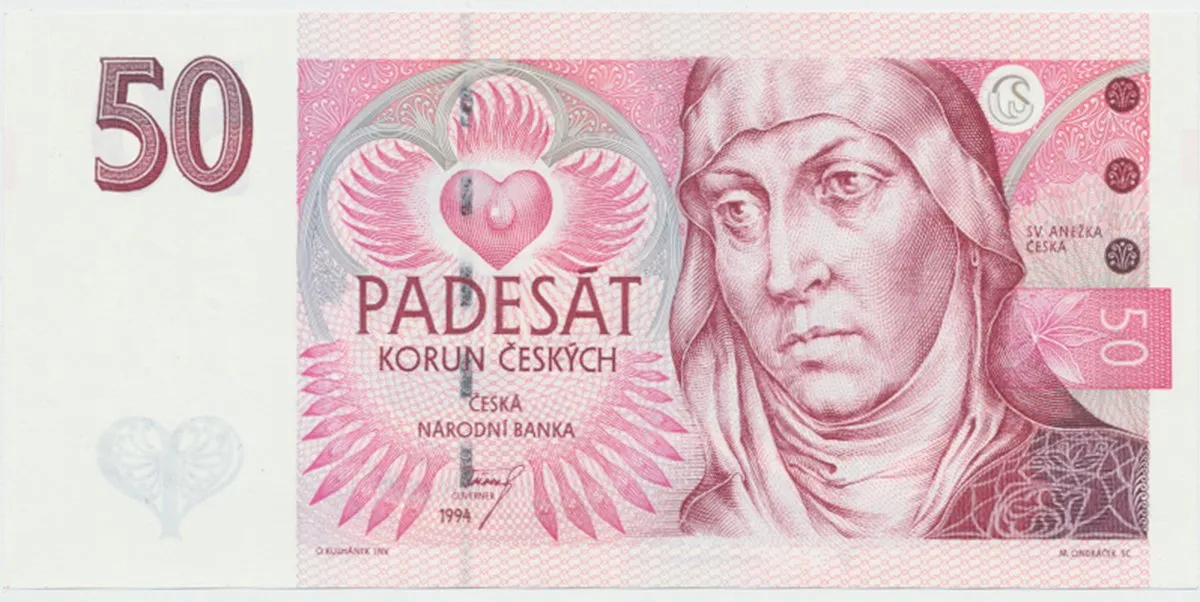 Česká republika, 50 Koruna 1994, série B, Hej.CZ15a