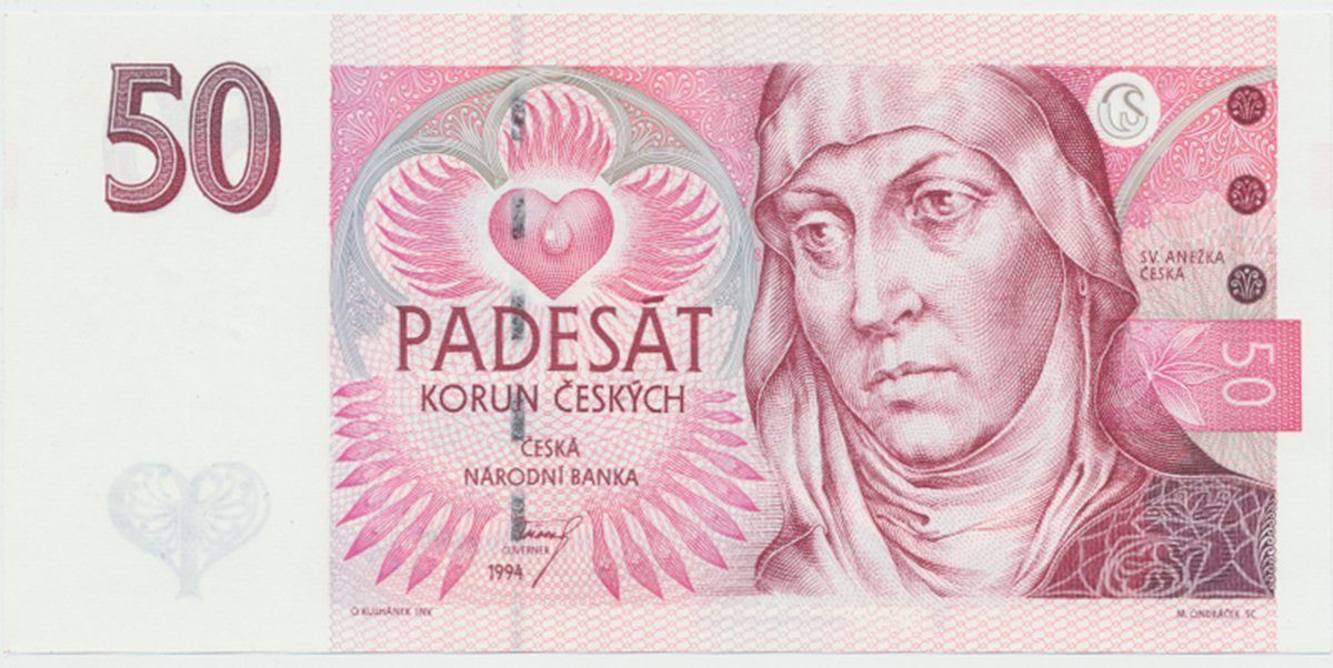 Česká republika, 50 Koruna 1994, série B, Hej.CZ15a