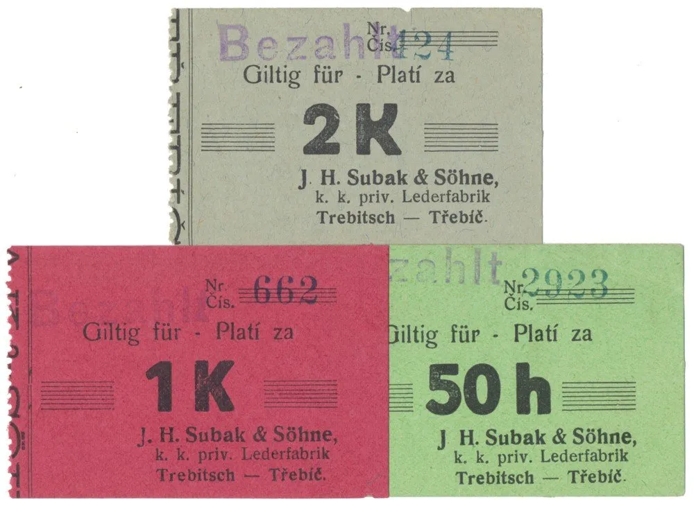 Nouzovky české od roku 1914 — 1