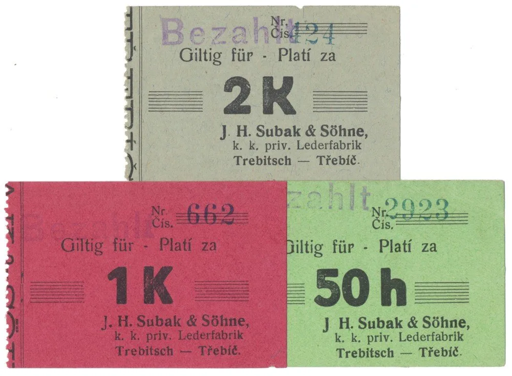 Nouzovky české od roku 1914 — 1