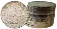 Soubor mincí - 100 Koruna 1948 - Universita Karlova