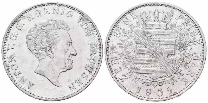Sasko, Tolar 1835