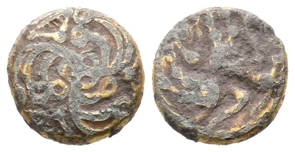 Suberátní 1/3 Statéru (zlatem plátovaná), typ rotující ptačí křídla / kůň, — 1