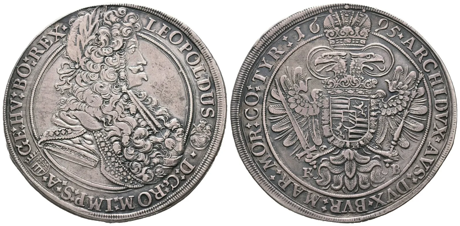 Tolar 1695 KB, Kremnica, Husz.1374 (28,36 g), velmi pěkná zachovalost, — 1