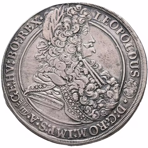 Tolar 1695 KB, Kremnica, Husz.1374 (28,36 g), velmi pěkná zachovalost,