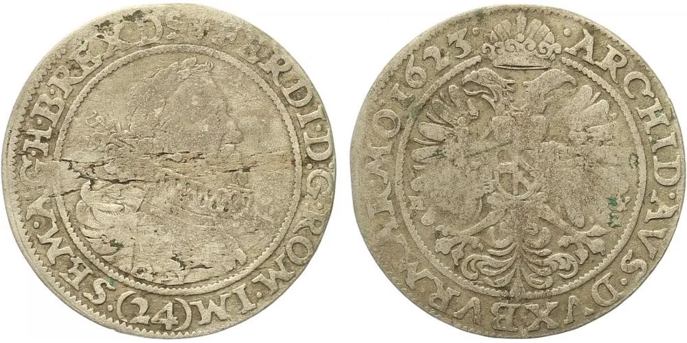 Ferdinand II., 1619 - 1637 (Mince kiprová) — 1