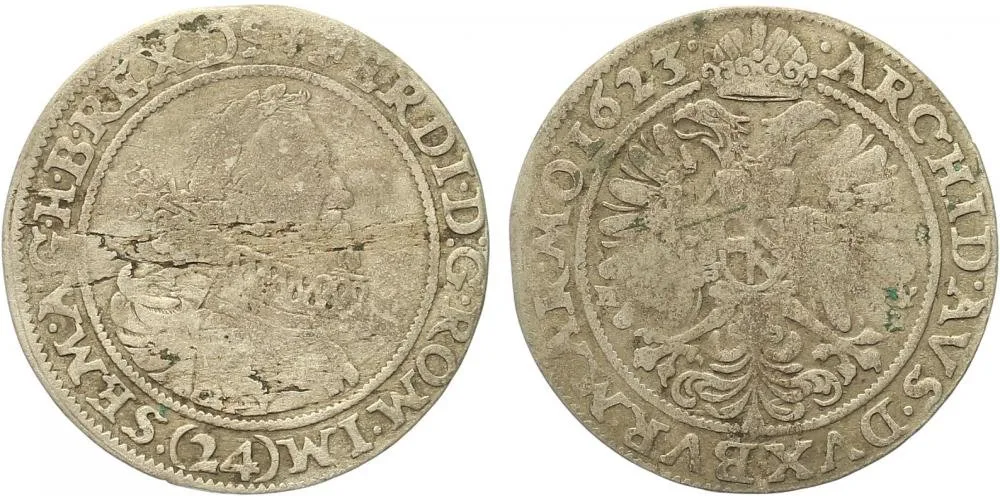 Ferdinand II., 1619 - 1637 (Mince kiprová) — 1