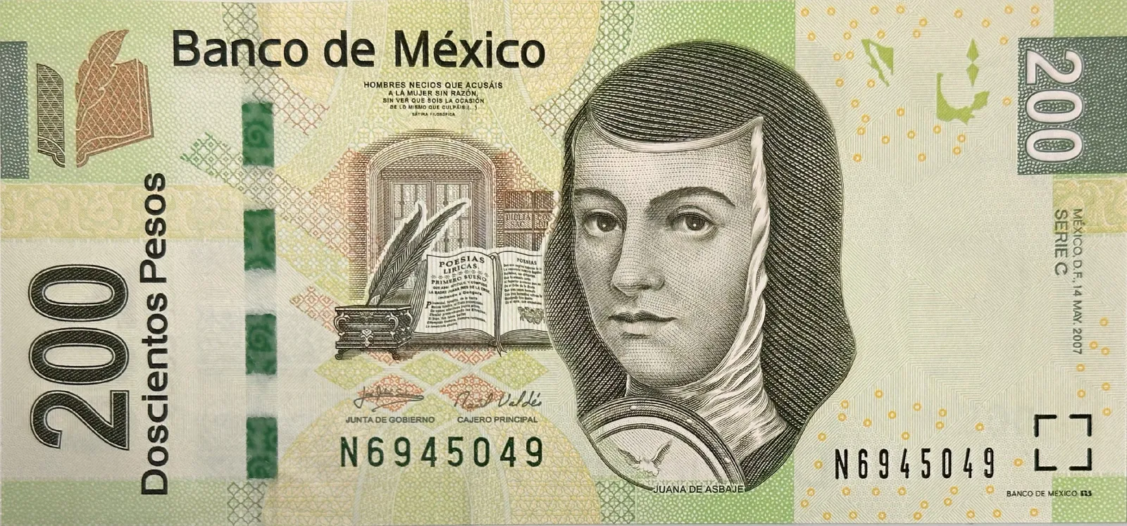 Mexiko, 200 Pesos 2007, P.125b