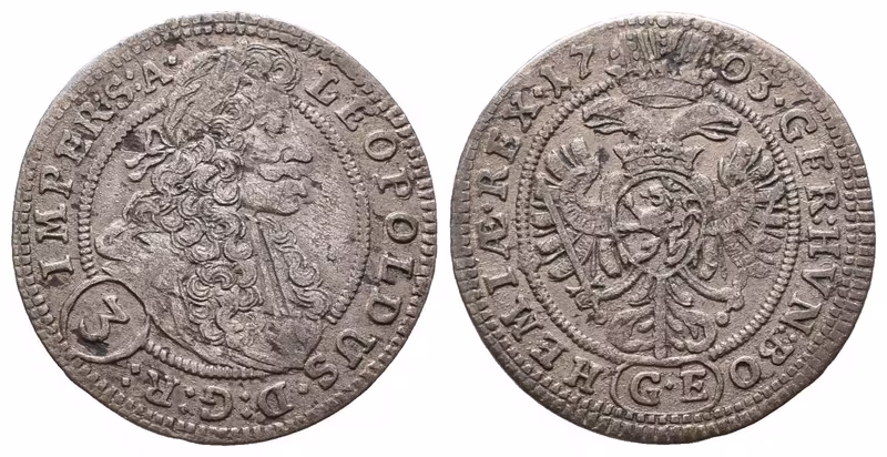 Leopold I., 3 Krejcar 1703, Praha
