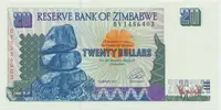 Zimbabwe, 20 Dollars 1997, P.7