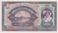 5000 Koruna 1920, série C, SPECIMEN, Hej.17b.S1