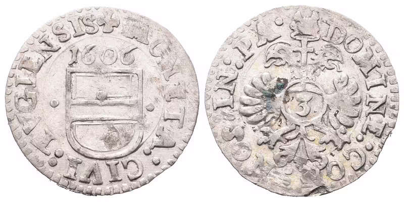 Švýcarsko-Zug, 3 Krejcar 1606