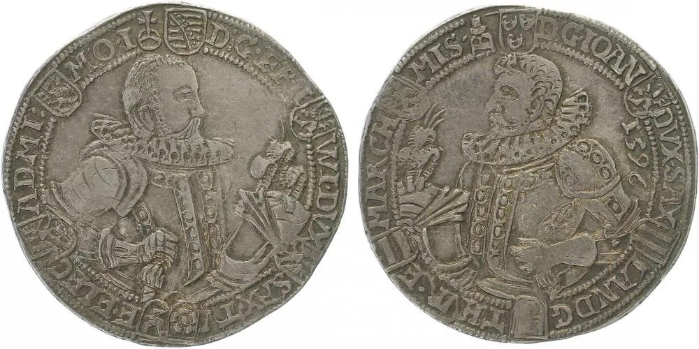 Sasko - Weimar, Friedrich Wilhelm I. a Johann III., 1573 - 1603 — 1