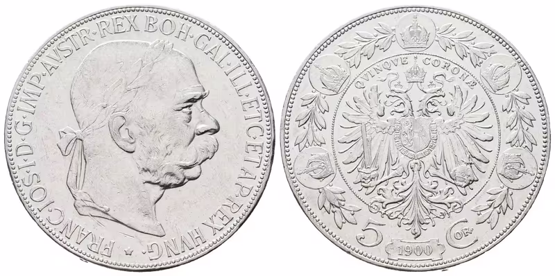 5 Koruna 1900