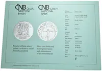 200 Kč 1994 - Ochrana životního prostředí, kapsle, certifikát — 2