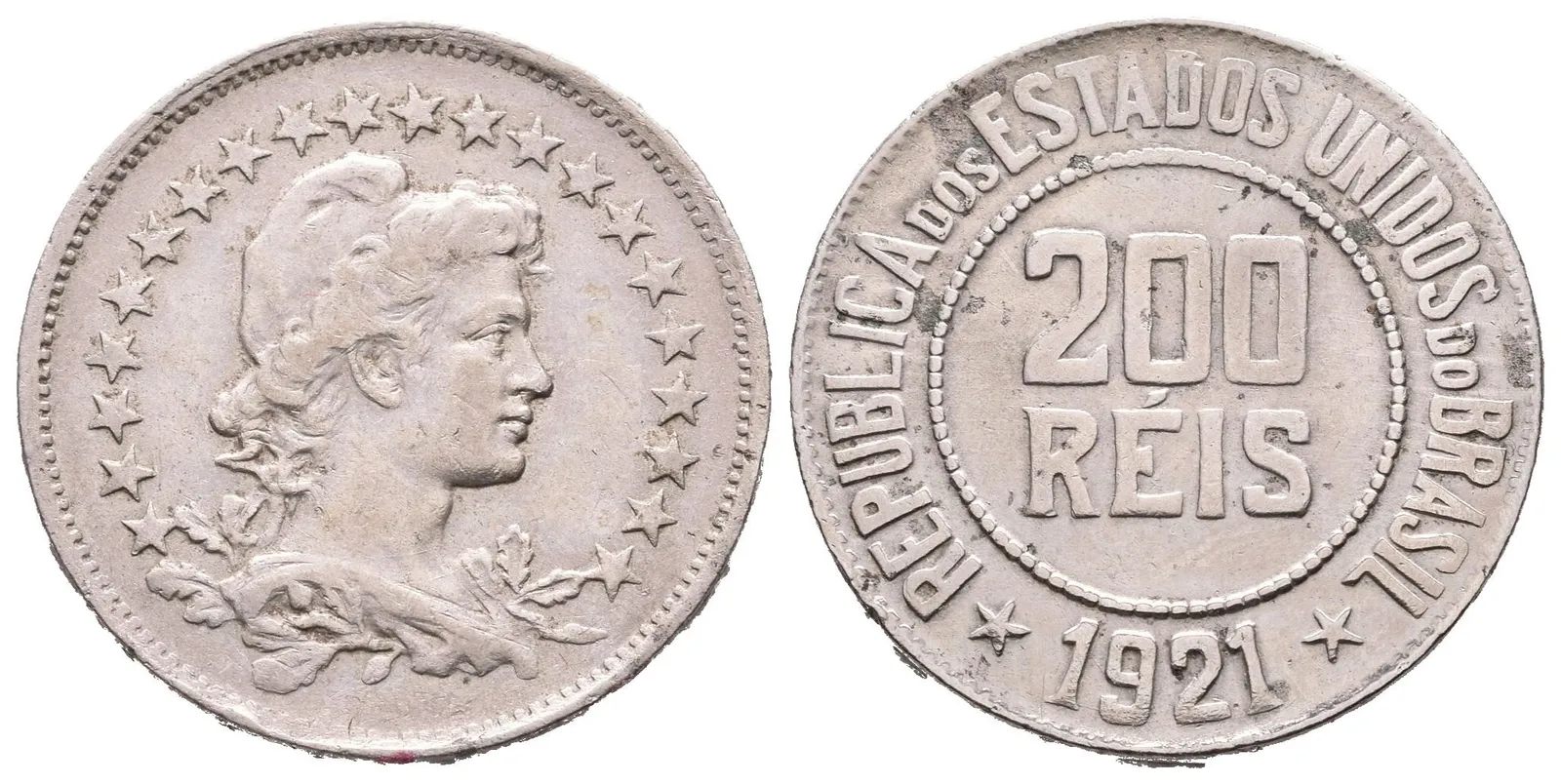 Brazílie, 200 Reis 1921