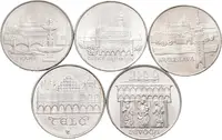 50 Kčs 1986 - Bratislava, Levoča, Praha, Telč a Český Krumlov, — 1