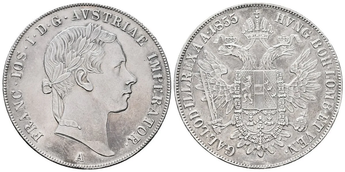 Konvenční měna, 1848 - 1857 — 1
